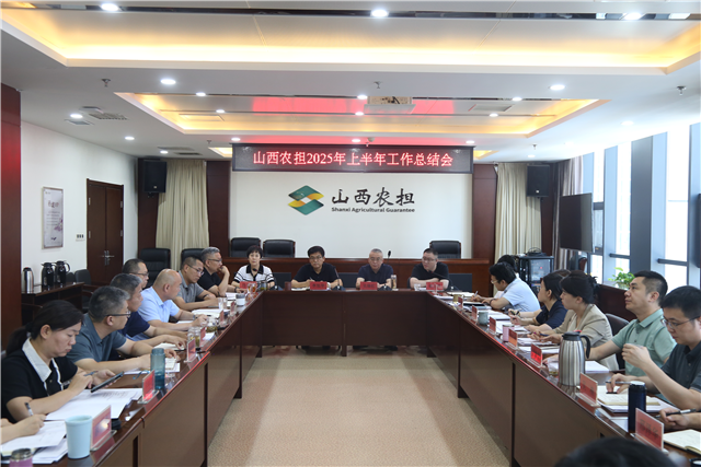 山西農(nóng)擔(dān)召開2025年上半年工作總結(jié)會(huì)
